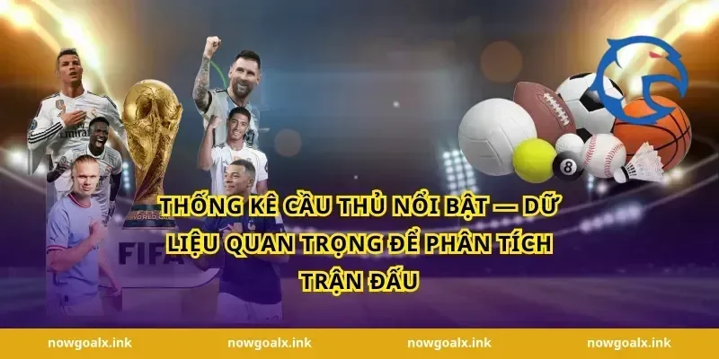 Thống Kê Cầu Thủ Nổi Bật — Dữ Liệu Quan Trọng Để Phân Tích Trận Đấu
